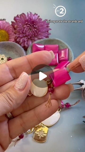 𝘋𝘦𝘯𝘪𝘴𝘦 𝘠𝘦𝘻𝘣𝘢𝘬 𝘔𝘰𝘰𝘳𝘦 on Instagram: "Trendy DIY Jewelry Making - Beading Tutorial - Handmade Custom Jewelry Trends - How to make a bohemian knotted bracelet. Part 2 💕

Full video can be found on my Y.T. Channel. 

Visit my Y.T.- Denise Yezbak Moore for more DIY Jewelry making videos, tutorials, tips, and handmade tricks to help you get started with your handmade jewelry business. Learn to make unique jewelry and start your own jewelry making business. From boho to bling, I’ve got you covered! Follow on me on Instagram for daily beading inspiration.

Wishing you creative vibes ~ Denise

#beadedbracelet  #beadedjewelry  #diyjewelryidea #diycrafts #jewelrymaking #diyjewelry  #diyjewelry #diyjewelryidea #deniseyezbakmoore #beadedjewelryinfluencer #jewelrymaker #jewelrymakingpro Jewelry Making Tutorials Step By Step, Bohemian Jewelry Diy, Trendy Diy Jewelry, Jewelry Making Videos, Creative Vibes, Handmade Jewelry Business, Free Jewellery Making Tutorials, Jewelry Hacks, Jewelry Making Business