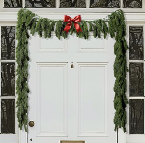 9.8 Ft Christmas Norfolk Pine Garland- Single Fork Norfolk Pine Natural Touch Garland- Artificial Pine Greenery Garland for Christmas Table Fireplace Wall Home Decoration. Artificial Fireplace, Garland For Christmas, Table Fireplace, Door Room, Norfolk Pine, Artificial Christmas Garland, Themed Decorations, Pine Garland, Pine Branches