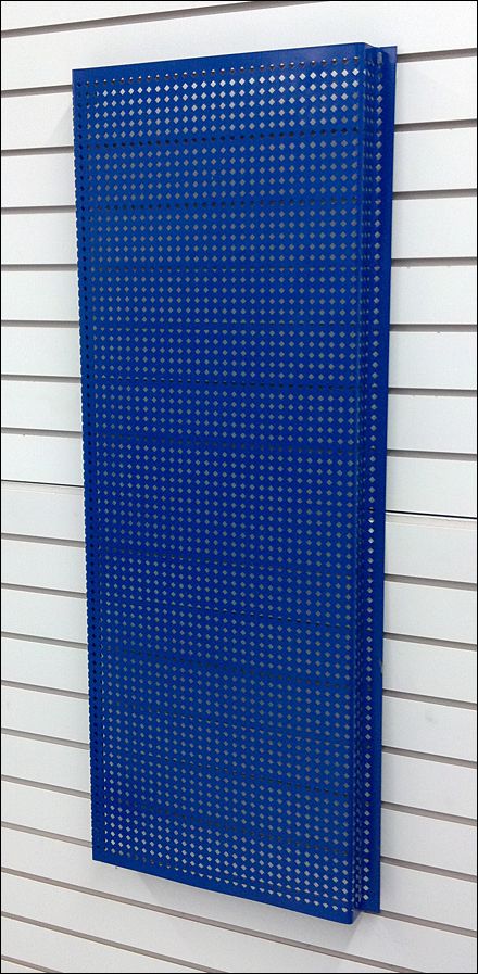 Pegboard / Slatwall Extender in Perforated Metal Industrial Bathroom Fixtures, White French Furniture, Resin Wicker Patio Furniture, Perforated Metal Panel, Classic Bathroom Design, Metal Pegboard, Console Sink, Classic Bathroom, Perforated Metal