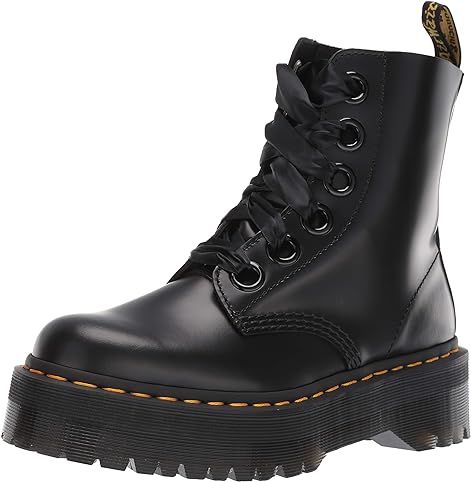 Dr. Martens: Platforms Doc Marten Boot, Dr Martens Womens, Mens Leather Boots, Cute Boots, Women Gifts, Shoes Slippers, Look Vintage, Doc Martens, Platform Boots