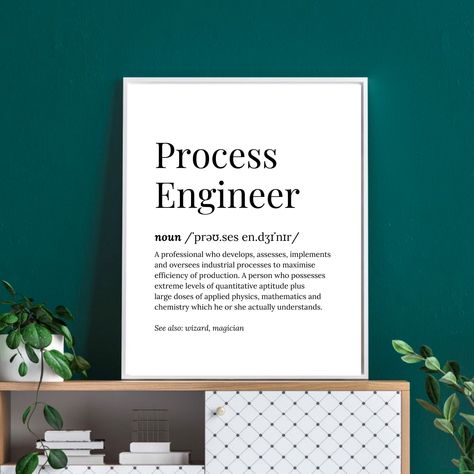 Engineering Graduation, Student Decor, Engineer Graduation, Engineer Definition, School Counselor Office Decor, Graduation Printables, Process Engineering, Definition Quotes, Desk Gifts