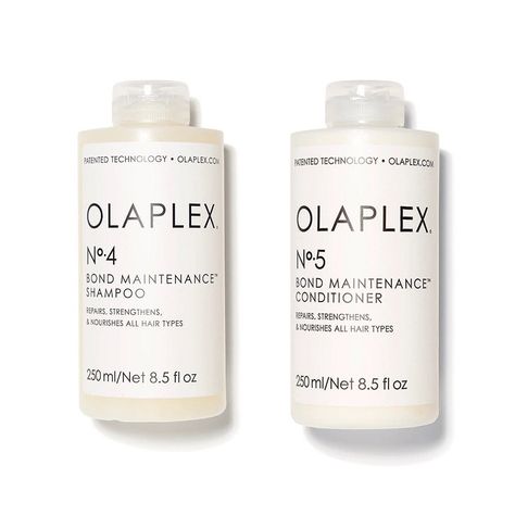 Olaplex Bond Maintenance No. 4 Shampoo and No. 5 Conditioner Olaplex Shampoo And Conditioner Results, Opalex Hair Shampoo And Conditioner, Olaplex Shampoo And Conditioner, Paper Skincare, Infinite Money, Olaplex Products, Olaplex Shampoo, Beauty Space, Xmas Wishlist