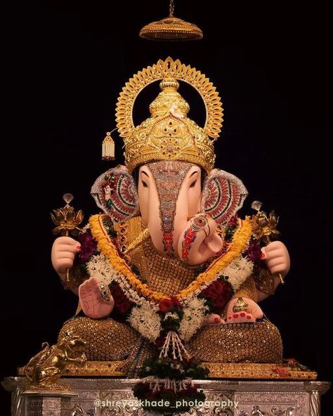 Ganpati Hd Wallpaper, Saibaba Wallpapers, Dagdusheth Ganpati, Ganesha Wallpaper, Ganpati Photo Hd, Bappa Photo, Photos Of Ganesha, Wallpaper God, Ganesh Ji Images