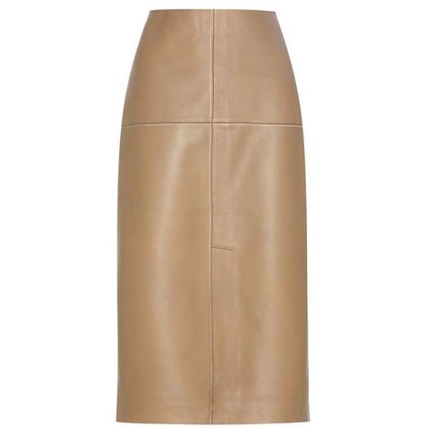 By Malene Birger Ridi Leather Pencil Skirt ($410) ❤ liked on Polyvore featuring skirts, bottoms, saia, ÑÐ±ÐºÐ°, brown, beige skirt, brown pencil skirt, real leather skirt, beige pencil skirt and knee length pencil skirt Leather Skirt Midi, Beige Pencil Skirt, Brown Pencil Skirt, Brown Leather Skirt, Beige Skirt, Knee Length Skirt Pencil, Flatlay Styling, Brown Skirts, Classy Dress Outfits