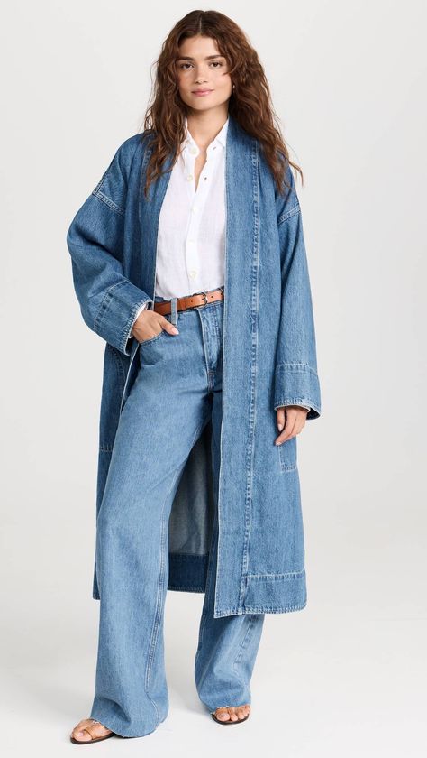 Paris Knows Best—7 2024 Trends We Spotted on the Runway | Who What Wear Fringe Jacket Outfit, Mara Hoffman Dress, 2024 Runway, Denim Trench Coat, Runway Trends, Mara Hoffman, Why People, Spring 2024, Fall Looks