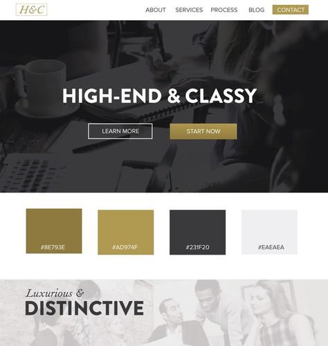 Ui Ux Inspiration, Gold Website, Black Website, Silver Color Palette, Web Design Color, Color Scheme Ideas, Website Color Schemes, Beautiful Web Design, Colorful Website