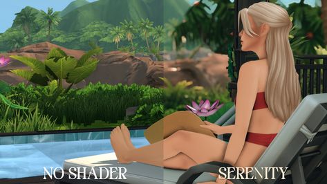 Here it is, finally, my newest shader preset, Serenity. This shader focuses on smooth and not oversaturated colour with a balance of shadows that work in all forms of gameplay. These presets are comp… Sims 4 Gameplay Reshade Presets, Sims Cc Reshade, Sims Shaders Cc, Sims4 Gshade Presets, Reshade Sims 4 Preset, Sims 4 Cc Gshade Presets, Sims 4 Shaders Mod, Sims 4 Gshade Presets Gameplay, Reshade Preset Sims 4