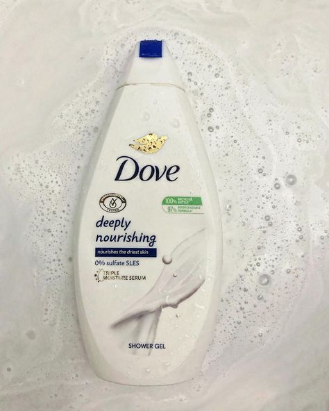 Dove Deeply Nourishing Body Wash, Dove Deep Moisture Body Wash, Dove Shower Gel, Dove Deep Moisture, Dove Products, Cocoa Butter Cream, Dove Body Wash, Work Fits, Recycled Bottle