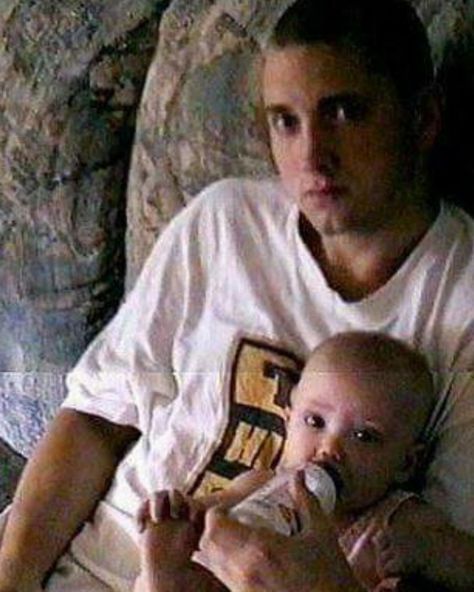 mockingbird by eminem (2005) @eminem poured his heart out in the song “mockingbird,” dedicating it to his two young daughters, hailie jade and alaina marie (lainie), the niece whom he adopted, they were 9 and 10 years old at the time he recorded the song. through his lyrics, eminem offered a heartfelt apology and a promise to his girls, vowing to be the father they deserved and to provide them with a better life, who had to endure a lot of hardships and struggles growing up in detroit. The... Lyrics Eminem, Hailie Jade, Eminems Daughter, Best Rapper Ever, 2000s Music, Eminem Slim Shady, Marshall Mathers, Slim Shady, Best Rapper