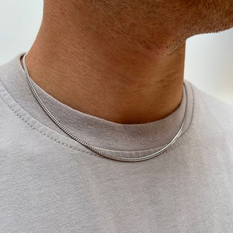 Men Silver Chain, Mens Chain, Chain Necklace For Men, Jewellery Pouch, Silver Chain For Men, 18k Gold Chain, Neck Accessories, Gold Link Chain, Gold Chains For Men