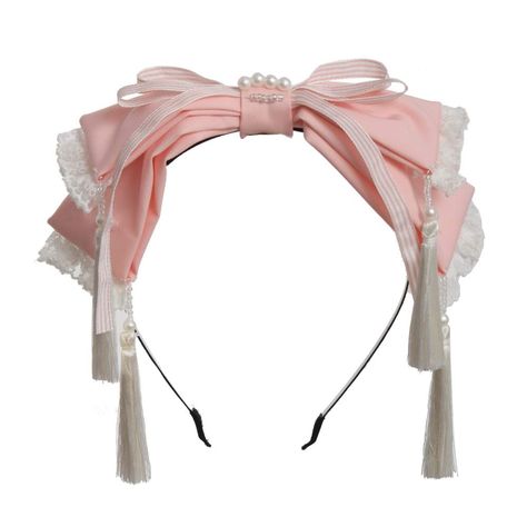 PRICES MAY VARY. Lace Japanese kawaii cute hairband Bow hair accessories Lolita accessories gifts for girls women Lolita Headwear Headpiece Maid cosplay headwear Halloween cosplay props 100% brand new Package: 1pc Hairband This could be the best Present / Gift for your family or your friends. Lace Hairband, Pink Hairband, Bunny Shoes, Pink Hair Accessories, Diy Hair Accessories Ribbon, Maid Cosplay, Pink Headband, Haunted Dolls, Kawaii Hairstyles