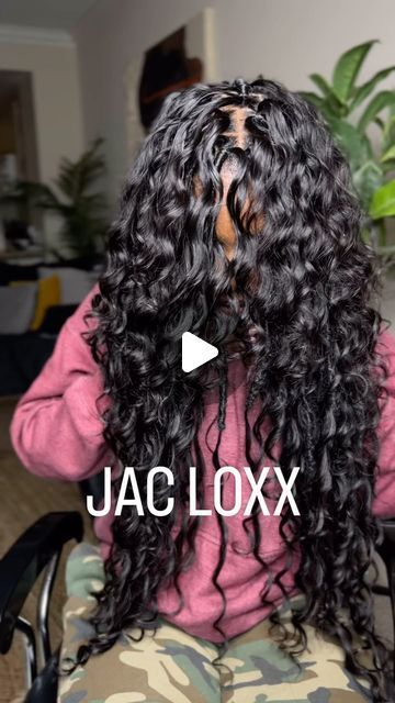 JAC Hair & Beauty, LLC on Instagram: "Soft like butter kinda curls. Juicy jac loxx. Must be booked at least 48hours before appointment date . . . . . #locs #jacloxx #boholocs #bohemianlocs #fauxlocs #hairstylist #protectivestyles #protectivehairstyle #bohobraids #bohemianbraids #goddeslocs #ochairstylist #ocbraider #braidstyles #braidstylist #lahairstylist #labraids #labraider #labraiders #hairideas #curlybraids #curlylocs" Brazilian Sew In Hairstyles, Box Braids With Curls At End, Box Braids With Water Wave Hair, Mermaid Locs Goddess Crochet, Boho Twists Black Women Short, Locs With Boho Curls, Black Women Hair Inspiration, Crochet Hairstyles For Black Women Ideas, Black Blonde Ombre Braids