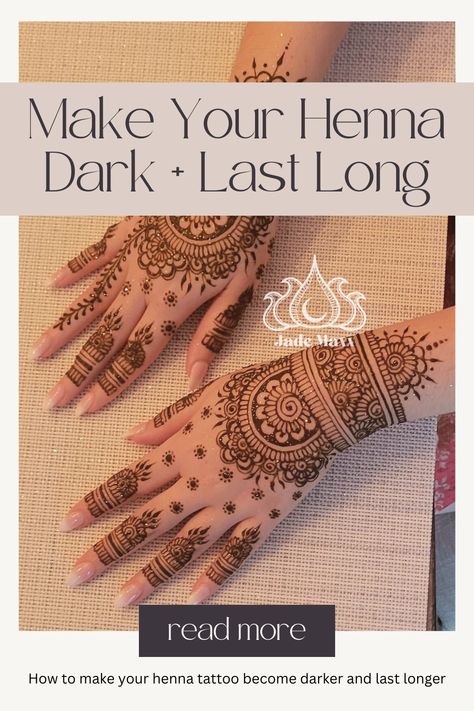 Make your henna dark with these tips! How To Make Henna Stain Darker, Henna Tricks Tips, How To Henna Tattoo Step By Step, How To Make Henna Darker, Henna Tips And Tricks, Diy Henna Tattoo Recipe, Henna Tattoo Recipe, Henna On Dark Skin, Henna Tips