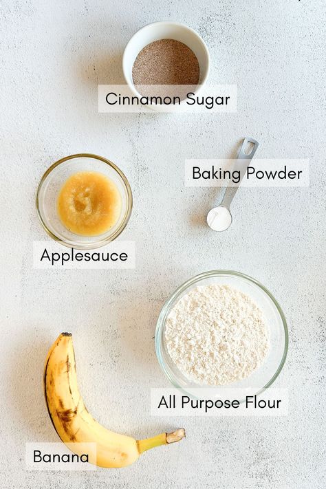 Healthy Air Fryer Donut Recipes, Healthy Banana Donut Holes, Banana Donut Holes Air Fryer, Air Fry Donut Holes, Banana Donuts Air Fryer, 2 Ingredient Banana Donut Holes, Healthy Mini Donut Recipe, Banana Donut Holes, Air Fryer Donut Holes