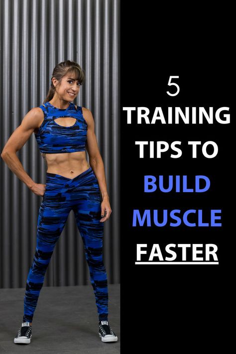 Want to look more defined and build muscle? Try these training techniques! Exercises And What Muscles They Work, Body Building Tips For Women, How To Get Into Shape, Muscular Build Women, Building A Workout Plan, Build Muscle Fast Women, Building Muscle For Women Diet, How To Build Muscle In Arms For Women, Arm Workout To Build Muscle