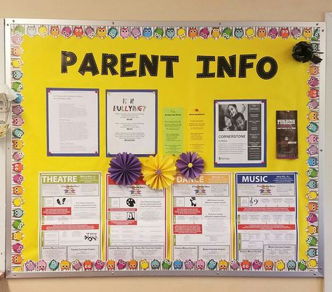 Parent Info Board/Counseling Office Parent Info Board, Parent Bulletin Boards, Office Bulletin Board Ideas, Toddler Bulletin Boards, Office Bulletin Boards, Boards Ideas, Info Board, Counseling Office, Teacher Boards