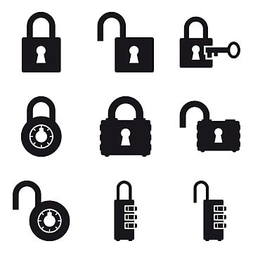 Locked In, Lock Illustration, Open Lock, Locks And Keys, Key Icon, Lock Icon, Album Art Design, Screen Icon, Vector Silhouette