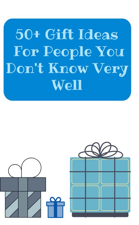 50+ Gift Ideas For People You Don’t Know Well | Emily Reviews Gifts For Random People, Gift Ideas For Aquaintences, Gifts For Aquaintences, Shut In Gifts Ideas, Gifts For Lazy People, Gift Ideas For Shut Ins, Gifts For Someone You Dont Know Well, Gifts For Anyone Christmas, Gift Ideas For People You Don't Know Well