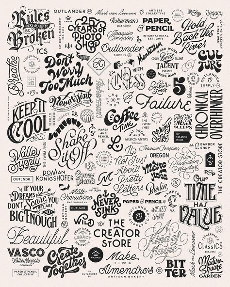 Check out this @Behance project: "Lettering Collection" https://www.behance.net/gallery/78057539/Lettering-Collection Different Types Of Lettering, Mary Kate Mcdevitt, Typographie Inspiration, Fonts Lettering, Design Alphabet, Hand Lettering Styles, Desain Buklet, Writing Fonts, Hand Lettering Inspiration