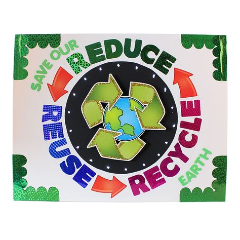 Reduce, Reuse, Recycle | Enviroment Poster Idea Reduce Reuse Recycle Poster, 3r Reduce Reuse Recycle, Save Environment Posters, Save Earth Posters, Save Earth Drawing, Earth Day Drawing, Earth Day Posters, Earth Drawings, Save Environment