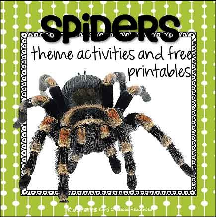 Spider Theme Preschool, Spider Math Activities, October Preschool Themes, Themes For Preschool, Spider Lessons, Preschool Curriculum Activities, Spiders Preschool, Preschool Bugs, Watermelon Activities