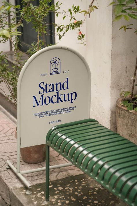 Free Metalic Street Stand Mockup — Mr.Mockup Graphic Design Freebies, Stationery Business Card, Mockup Desk, Graphic Design Mockup, Macbook Mockup, Sign Mockup, Magazine Mockup, Graphic Projects, Iphone Mockup