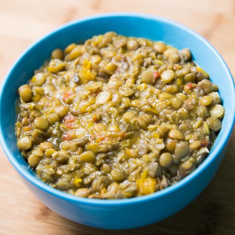 Trinidadian Recipes, Lentils Recipe, Indian Lentils, Trinidad Recipes, Canned Lentils, Carribean Food, Trini Food, Mash Recipe, Scotch Bonnet Pepper