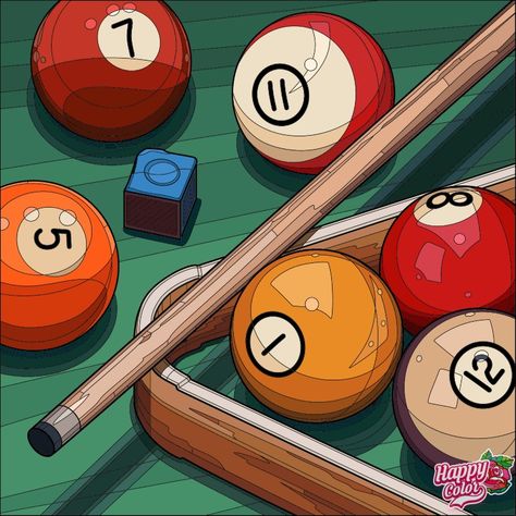 Billards Art, Billiards Aesthetic, App Drawings, 4k Gaming Wallpaper, Markers Drawing Ideas, Ball Aesthetic, Flower Painting Canvas, Graffiti Murals, Simple Background Images