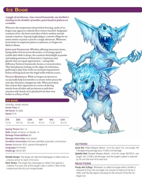 Arctic Dnd Character, Dnd Ice Elemental, Ice Monsters Dnd, Dnd Arctic Monsters, Dnd Winter Monsters, Ice Castle Dnd Map, Dnd Crystal Monster, Christmas Dnd Monsters, Dnd Ice Monster