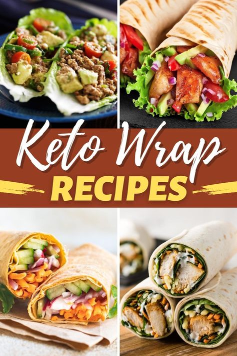 Keto Wrap Recipes Keto Lunch Wraps, Keto Chicken Wraps Low Carb, Keto Wrap Recipes, Keto Wrap Ideas, No Carb Wraps, Low Carb Wraps Ideas, Keto Wraps Low Carb, Keto Chicken Wraps, Keto Wraps Recipes