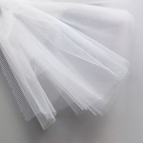 Tulle Veil, Trend Fabrics, Color Dust, Voile Curtains, Tulle Veils, White Tulle, White Bridal, Tulle Fabric, White Mesh