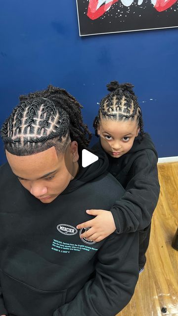 💈THE LOCS & DREADLOCS EXPERTS💈 on Instagram: "Locstars 🤴🏽🤴🏽 #locstylesforkids #locd #locmaintenance" Hairstyles For Men Locs, Retwist Locs Style Men Long, Half Head Loc Styles For Men, Loc Updo For Men, Boys Dreads Hairstyles Kid Hair, Medium Length Loc Styles Men, Thick Locs Styles For Men, Medium Length Dread Hairstyles For Men, Half Up Half Down Loc Styles Men