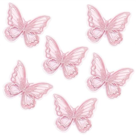 Girls Halloween Party, Butterfly Hair Accessories, Wedding Accessories For Bride, Butterfly Hair Clips, Pink Hair Clips, Floral Accessories Hair, Butterfly Hair Clip, Pink Accessories, Girls Halloween