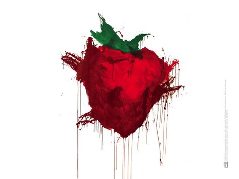 The strawberry from "Across the Universe" - I want it in watercolor style Universe Movie, Strawberry Fields Forever, Across The Universe, Strawberry Fields, Movie Art, Wall Art Canvas Prints, Change The World, New Tattoos, Maple Leaf Tattoo