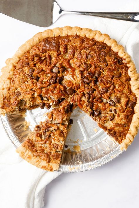 Texas Trash Pie Recipe Taste Of Home, Pick Your Flavor Pie Recipe, Southern Living Texas Trash Pie, Southern Desserts Deep South Dish, Trash Pie, Amazing Pies, Southern Pies Recipes, Texas Trash Pie Recipe Southern Living, Trash Pie Recipe