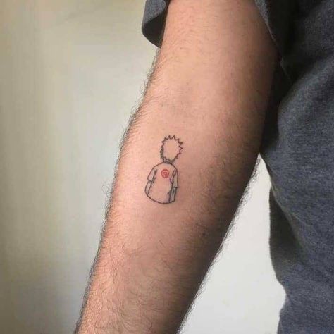 Kakashi Tattoo, Tato Naruto, Digimon Tattoo, Journey Tattoo, Stick Poke, Pikachu Tattoo, Tatuagem Masculina Pequena, Nice Tattoos, Minimal Tattoo Design