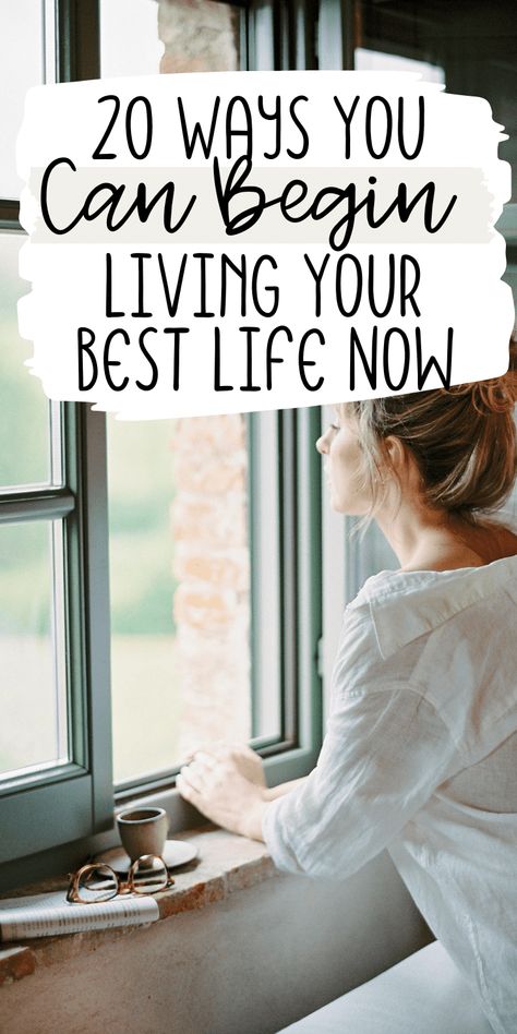 Find useful ideas for living your best life, figuring out what makes you tick, and enjoying the life you've built. How To Live A Full Life, How To Start Living Again, Ready To Live My Best Life, Living A Better Life, How To Live My Best Life, Building A Life Worth Living, How To Start Your Life All Over Again, How To Start Living, How To Create The Life You Want