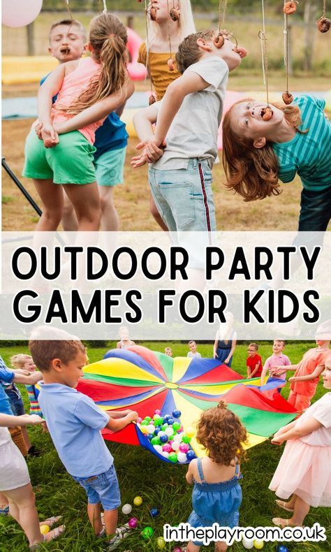 21 Awesome Outdoor Party Games for Kids Outdoor Party Games For Kids, Outdoor Games For Teenagers, Outdoor Birthday Party, Backyard Party Games, Diy Party Games, Party Games For Kids, Outdoor Party Games, Backyard Birthday Parties, Birthday Party Games For Kids