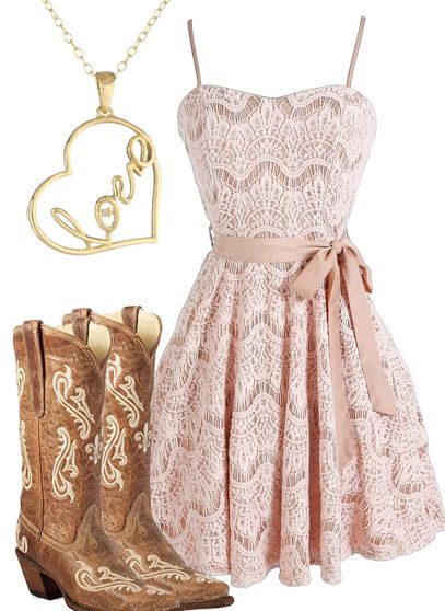 #Fashion Country Girl Dresses, Country Style Wedding Dresses, Ținute Business Casual, Estilo Cowgirl, Estilo Hippy, Hoco Dress, Cute Country Outfits, Country Girls Outfits, Country Girl Style