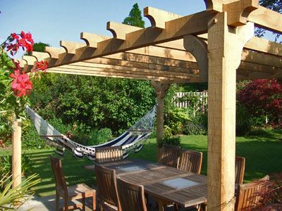 Hammock Pergola, Croft Manor, Rooftop Ideas, Carport Modern, Vinyl Pergola, Backyard Hammock, Backyard Dreams, Cheap Pergola, Hammock Stands