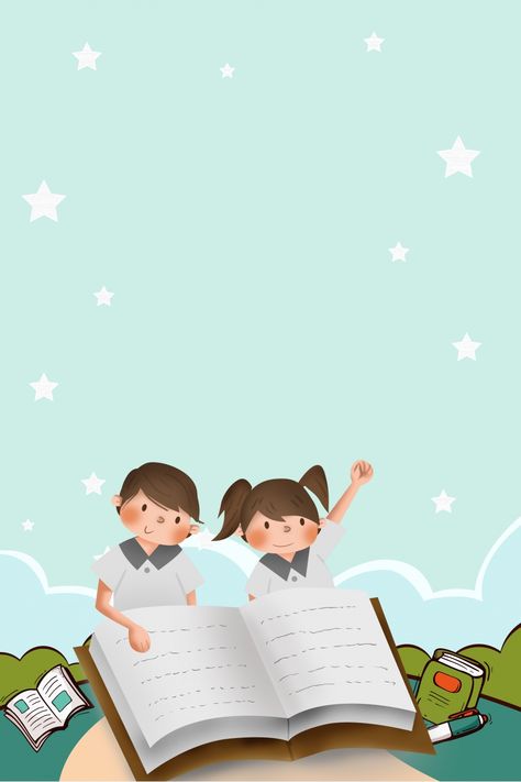 International Children S Day Book Background Template Background Book, Reading Background, Book Day, Books Background, Cartoon Drawing For Kids, Education Poster Design, Disney Balloons, Class Poster, Book Background