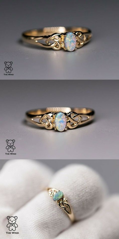 Vintage Wedding Rings Opal, Antique Opal Ring Vintage, Antique Opal Engagement Ring, Opal Vintage Rings, Lesbian Rings Engagement, Opal Gold Engagement Ring, Vintage Engagement Rings Opal, Gold Ring Without Stone, Lotr Engagement Ring