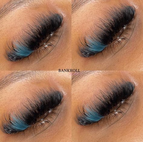 Light Blue Lash Extensions, Teal Lash Extensions, Blue Lashes Extensions, Coloured Eyelash Extensions, Blue Eyelash Extensions, Blue Lash Extensions, Lash Extensions With Color, Collab Photoshoot, Color Lash Extensions