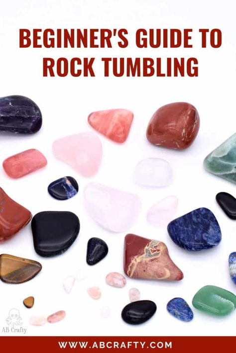 Rock Tumbling For Beginners, Polishing Rocks, Rock Tumbler Diy, Polish Rocks, Dremel Polishing, River Rock Crafts, Tumbled Rocks, How To Polish Rocks, Vibratory Tumbler