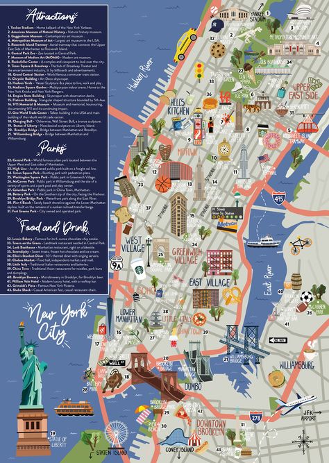 Maps | bethanylord New York What To See, Nyc What To Do, New York Places To Eat, New York What To Do, Must See New York City, Places To Eat In New York City, New York To Do, What To Do In New York, New York Best Places