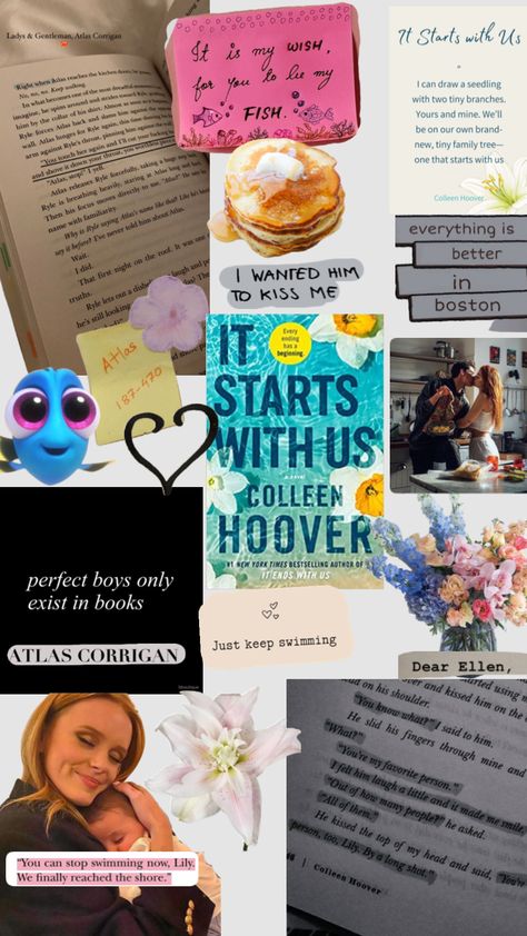 It Starts With Us Poster, Collin Hoover, It Starts With Us, Us Poster, Hoover Books, Book Poster, Colleen Hoover Books, Romantic Book Quotes, Book Instagram