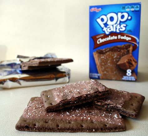 Pop tarts - Frosted Chocolate Fudge Pop Tarts Aesthetic, Chocolate Poptart, Chocolate Pop Tarts, Fudge Pops, Chocolate Sundae, Fudge Chocolate, Baked Dessert, Pretty Desserts, Pop Tart