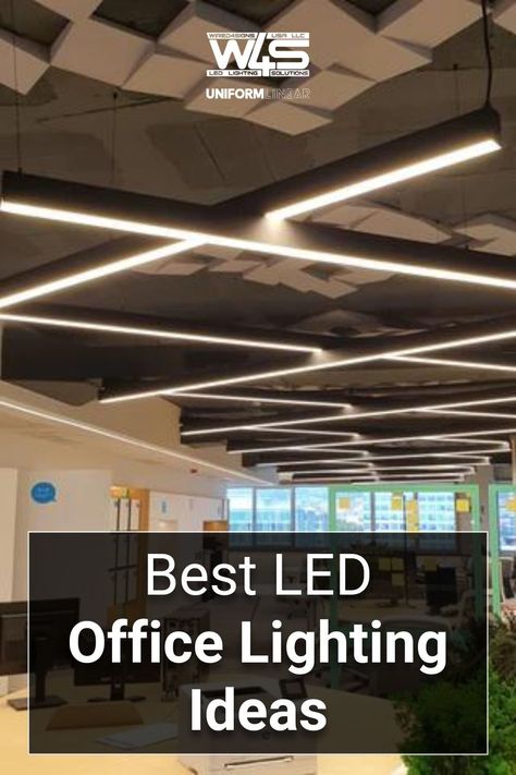 Good lighting can totally change your workspace! Check out these LED office lighting ideas to create a bright and productive environment. Whether you’re at home or in the office, these tips will help you work better and feel great. Office Lighting Ideas, Modern Office Spaces, Led Office Lighting, Modern Office Lighting, Office Lights, Led Office, Commercial Lighting Fixtures, Modern Office Space, Led Projects