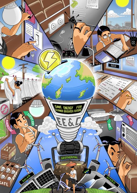 Cybersafety Poster, Good Governance Poster Drawing, Nature Poster Making, Nature Graphic Design Poster, Poster About Technology, Digital Poster Ideas Canva, Good Governance Poster, Technology Poster Making, Poster Digital Lingkungan