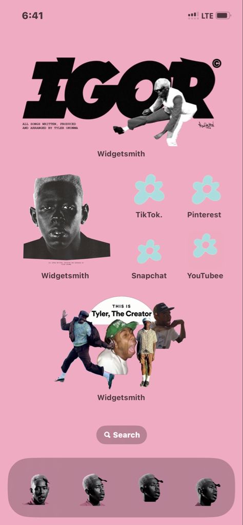 Tyler The Creator Igor Widget, Homescreen Layout Tyler The Creator, Iphone 15 Layout Ideas, Tyler The Creator Iphone Layout, Tyler The Creator Username Ideas, Tyler The Creator Phone Theme, Tyler The Creator Homescreen Layout, Tyler The Creator Phone Layout, Tyler The Creator Layout